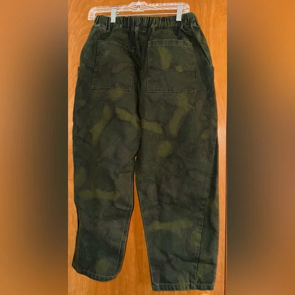 NWOT Nettle Studios | Barrel Pant in Overdyed Camo - Picture 6 of 7